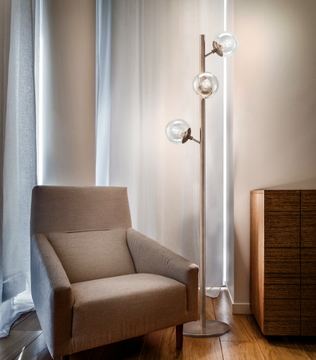 GLOBAL H 170 - Metal floor lamp by Metal Lux - view 3